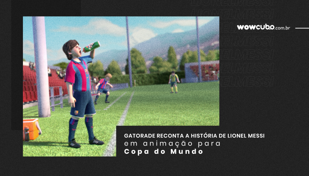 Gatorade reconta a história de Lionel Messi em animação copa do mundo